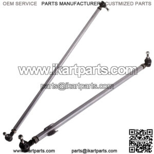 2 Pcs Front Steering Drag Link & Track Tie Rod for Land Rover Discovery 99-04
