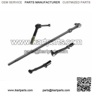 TRQ 4 Piece Kit Tie Rod End Steering Drag Link LH RH Set for 08-10 Super Duty