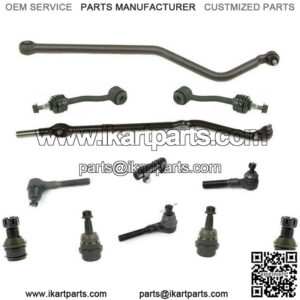 for 93-98 4.0L Grand Cherokee Drag Link Tie Rod Rods Track Bar Steering New 12pc