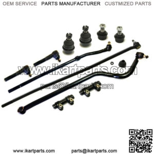 11 New Pc Front Upper & Lower Ball Joint Tie Rod kit for Dodge Ram 1500 2500 4WD