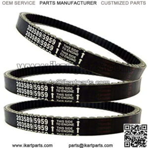 3pcs 30 Series Go Kart Drive Belt Replaces Manco 5959 / Comet 203589