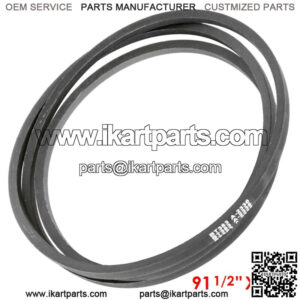 Transmission Belt for John Deere 102 2002-2008 GX22036 GX20241 91-1/2" X 1/2"