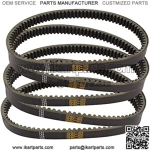 5 Pcs Drive Belt Clutch Compatible with Hammerhead 80T TrailMaster Mid XRX Mud Head Go Kart 6.5HP Engine 9.110.018 - 9.100.018-725 30 Series Torque Converter 9110018 9100018725 Go-Karts 725