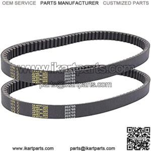 BLACKHORSE-RACING 2PCS 40 Series Torque Converter Belt GO Kart Comet 203785A Comet 203785 MANCO 12346 Belt