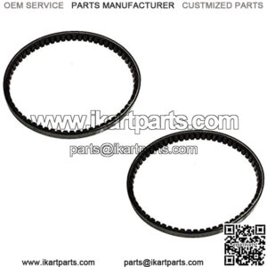 (2) New TORQUE CONVERTER Cogged Go Kart Cart BELTS for Comet 203589A 30 Series