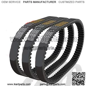 DB1-P30 30 Series Go Kart Drive Belt for Replacing Manco 5959 / Comet 203589 (Pack of 3)