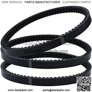 725 Go Kart Drive Belt for Hammerhead 80T Mid XRX Mud Head Go Kart 6.5HP Engine 30 Series Torque Converter Belts(Go-Karts 9.110.018-9.100.018-725),3 PCS Clutch Belt