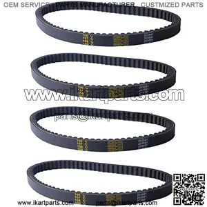 Q43203W Go Cart Belt 30 Series for Compatible with Yerf Dog Drive Belt Q43103W Manco 203591 5.5hp 6.5hp Kartco 7655 Rotary 12-10052 Belt Replace 3203 3002 Go Kart Models(4 Pack)