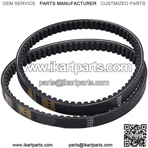 Motorcycle Drive Belt, 2Pcs 6.5 Belt Go Kart Parts And Accessories for Hammerhead 80T and Mid XRX GoKarts 9.100.018725