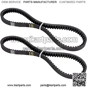 Pack of 2 Go Kart 37X98 Drive Belt Fit for Comet Torque Converter 203597 Replaces 10042