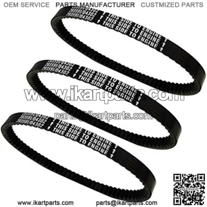 3 Sets 30 Series Go Kart Belt Replaces Fit for Comet 203591 Manco Yerf Dog Q43203W
