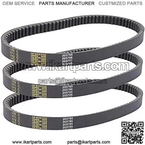 3PCS 40 Series Torque Converter Belt GO Kart Comet 203785A Comet 203785 MANCO 12346 Belt