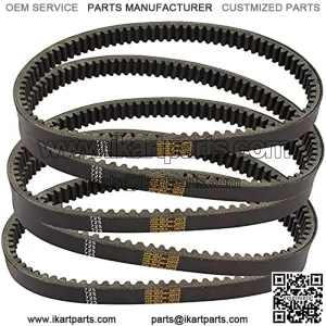 5 Pcs Drive Belt Clutch Compatible with Hammerhead 80T Mid XRX Mud Head Go Kart 6.5HP Engine 9.110.018 - 9.100.018-725 30 Series Torque Converter 9110018 9100018725 Go-Karts 725