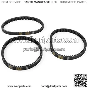 Drive Belt, 3Pcs Go Kart Torque Converter Belt Fits for 30 Series 725 Belt