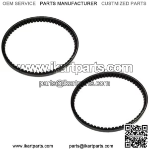 (2) TORQUE CONVERTER COGGED BELTS for Stens 255-299 255299 Rotary 8487 Go Karts