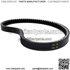 PL20707 replaces 743 20 30 Standard CVT Drive Belt for GY6 QMI QMJ