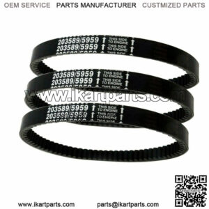 3pc 203589/5959 Go Kart Drive Belt 30 Series For Manco 5959 Comet 203589