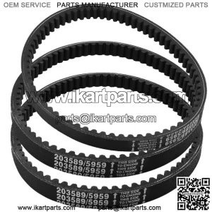 3x30 Series Drive Belt for Carter Kartco Go Kart 5HP-6HP 7HP 128487 BB6539 8487