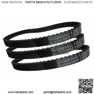 Go Kart Drive Belt 30 Series Replaces Manco 5959 / Comet 203589- 3 pack
