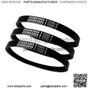 3pcs 30 series Go Kart Drive Belt Replaces For Manco 5959 Comet 203589