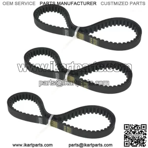 NEW Go Kart Drive Belt 725 for 30 Series torque converter- 3pc SET (3 belts)