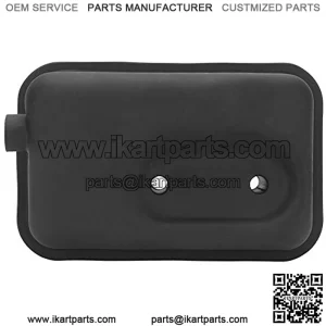 Acouto 120mm / 4.7inch Exhaust Muffler,Steel Alloy Exhaust Pipe Silencer for 43cc 47cc 49cc Mini PIT Pocket Chopper Quad Dirt Scooter Bike ATV