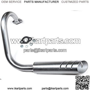 Mini Bike custom Exhaust Header Pipe for Predator 212cc, Honda GX160 & GX200