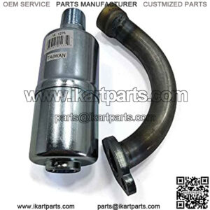 OMB Warehouse Exhaust Header w/Muffler for Coleman CT200U Mini Bike