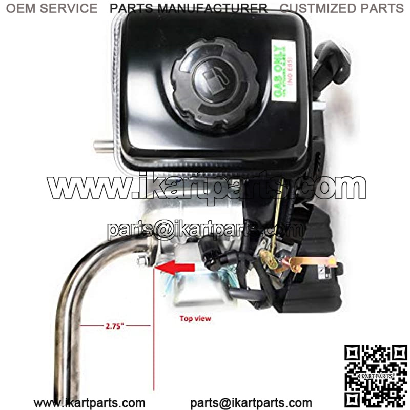 Exhaust Pipe For: Predator 79cc 3HP, Go Kart & mini bikes. - Image 3