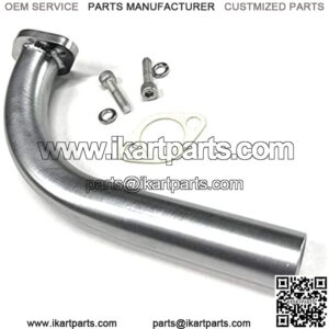 Exhaust Pipe Header For: Lifan 3HP,Monster moto 80cc,Go Kart and mini bikes. (NOT FOR PREDATOR 79CC OR COLEMAN 3HP ENGINES)