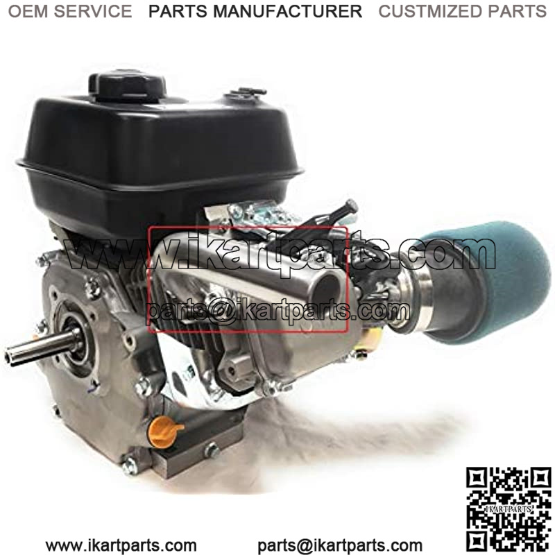 Exhaust Pipe For: Predator 212cc NON-HEMI & Predator HEMI. Go Kart & mini bikes.