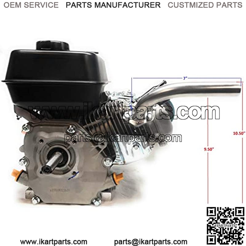 Exhaust Pipe For: Predator 212cc NON-HEMI & Predator HEMI. Go Kart & mini bikes. - Image 2