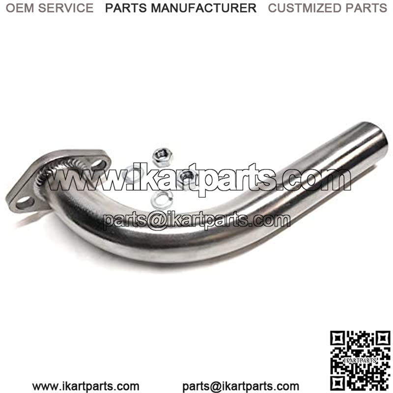 Exhaust Pipe For: Predator 212cc NON-HEMI & Predator HEMI. Go Kart & mini bikes. - Image 4