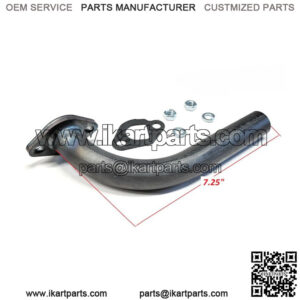 Exhaust Pipe for Predator 212cc, Honda GX160, GX200, Go Kart & mini bikes...
