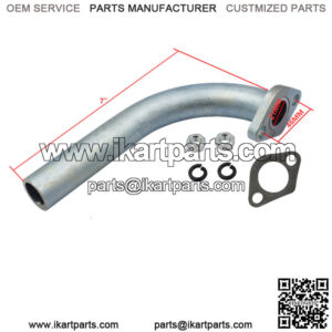 New Exhaust Pipe Fits Predator 212cc, Honda GX160 GX200, Go Kart and mini bikes