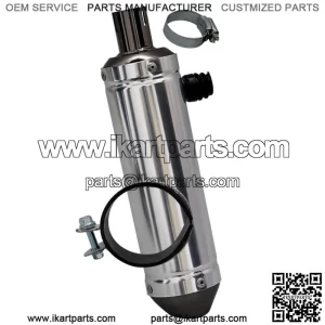 28mm Exhaust muffler for 70cc 110cc 125cc 140cc Dirt Pit Bike Go Kart ATV KLX RM