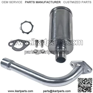 Exhaust With Muffler For: Predator 196cc,212cc, GX160, GX200