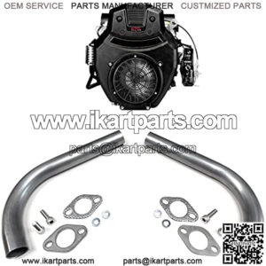 Tow Exhaust pipes U Weld For Predator 670cc V-Twin Go Kart, Mini Bike, golf cars, generators.