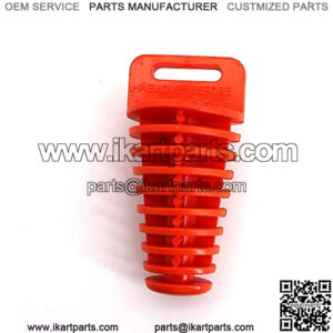 Exhaust Wash Waterproof Plug For Motorcycle Pit Dirt Bike ATV Quad Go Kart Buggy Gas Scooter Lawnmower Harley Bikes Washable Thermostable (Orange, 1"-1.8" Conical)