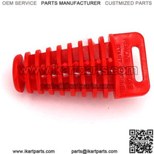 Exhaust Muffler Wash Waterproof Plug For Motorcycle Pit Dirt Bike ATV Quad Go Kart Buggy Gas Scooter Lawnmower Harley Bikes Washable Thermostable (Red, 1"-1.8" Conical)