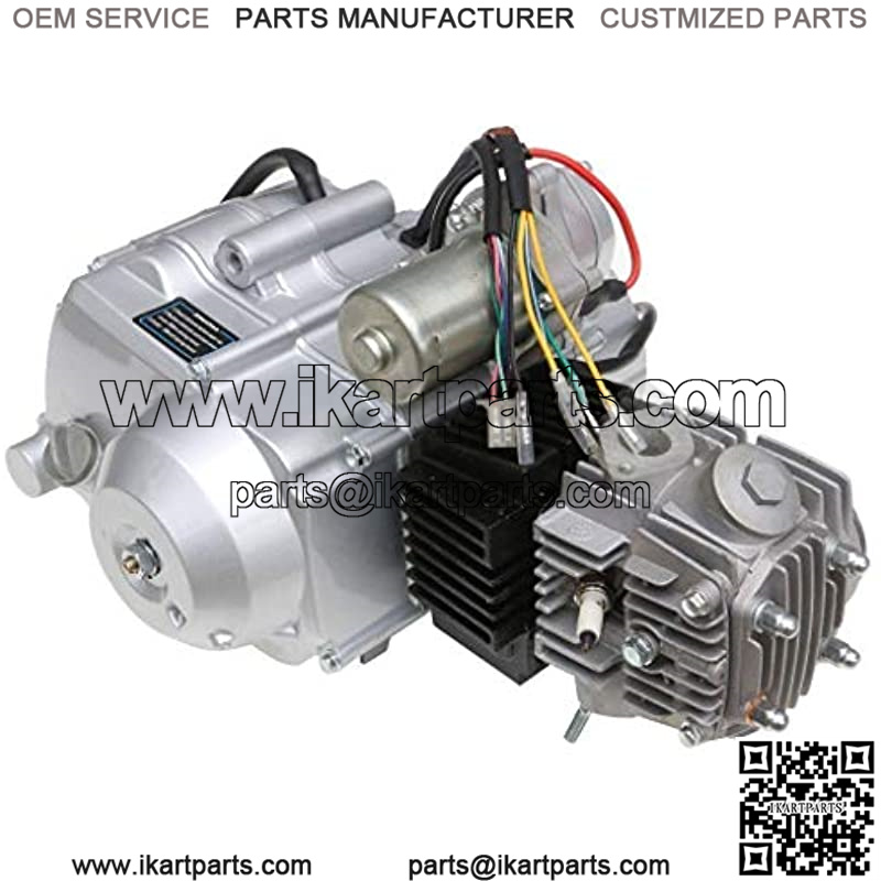 125cc 4-Stroke Semi-Auto Single-Cylinder Air-Cooled Electric-Start Motor Engine with Wiring Harness Kit for ATV Four Wheelers Quad bikes Tricycle go karts - Image 3