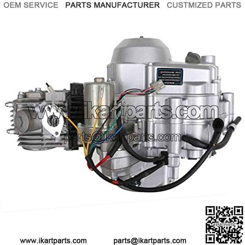 125cc 4-Stroke Semi-Auto Electric Start Motor Engine Single Cylinder Air Cooled for ATV Quad Go Kart Quad Bikes - Image 4