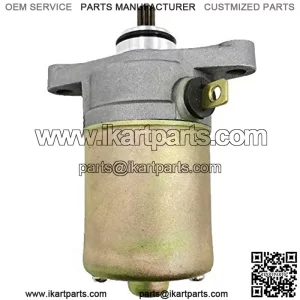 10 Teeth 12V Electric Starter Motor for GY6 50cc Scooter Moped Parts 4-stroke QMB139 Engines