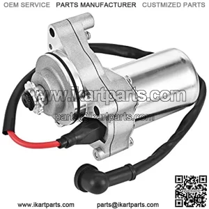 3 bolt Starter Motor with cable for 50cc 70 cc 90cc 100 cc 110cc 125 cc Dirt Bikes Go Karts ATVs Pit Bike Dune Buggy Sandrail Quad 4 Wheelers SSR Roketa Taotao Coolster Jonway SunL