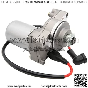 3 Bolt Starter for 125cc 110cc 100cc 90 cc 70cc 50cc Tao Tao ATV Dirt Bike Go Karts Four Wheeler Pit Bike 3 Bolt Starter Motor with Line Silver