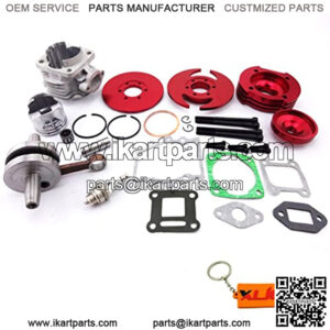 Big Bore Kit 44mm Cylinder for 2 Stroke 47cc 49cc Engine Pocket Bike Mini Dirt ATV