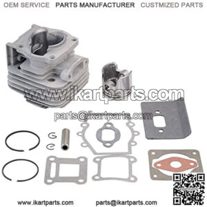 40mm Bore Complete Cylinder Kit with Piston for 2 Stroke 43cc Gas Scooter Pocket Bike Mini