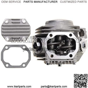 52.4mm Big Bore Cylinder Head 66mm Valves Replacement for 4 Stroke 110cc ATV 4 Wheeler Go Kart Scooter Dirt Pit Bike