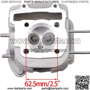 62.5mm Big Bore Complete Cylinder and Cylinder Head Rebuild Kit Replacement for 4 Stroke GY6 170cc 180cc 200cc 1P63QML Engine Chinese ATV Quad 4 Wheeler Go Kart Scooter
