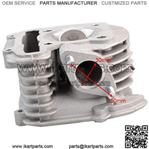63mm Cylinder Body Assembly with Rocker+94 Chain for 4-Stroke GY6 150cc 180cc 200cc 250cc Engines ATV Off-Road Vehicle Scooter Go Kart